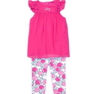 Juicy Couture (12M) Pink 2-Piece Tunic & Leggings